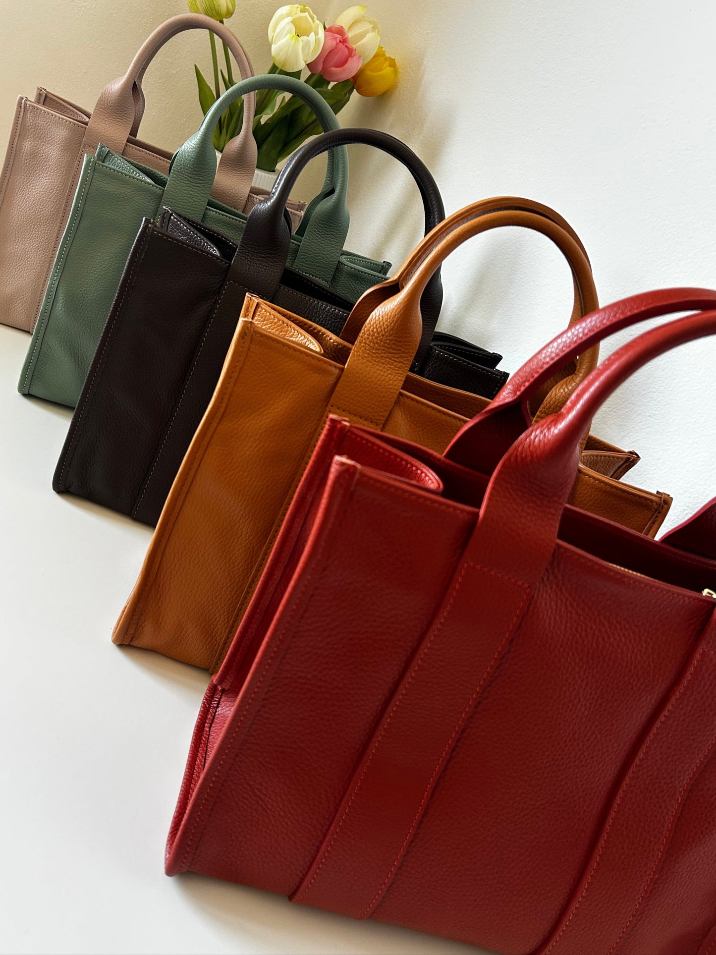 LISA-tote in vera pelle
