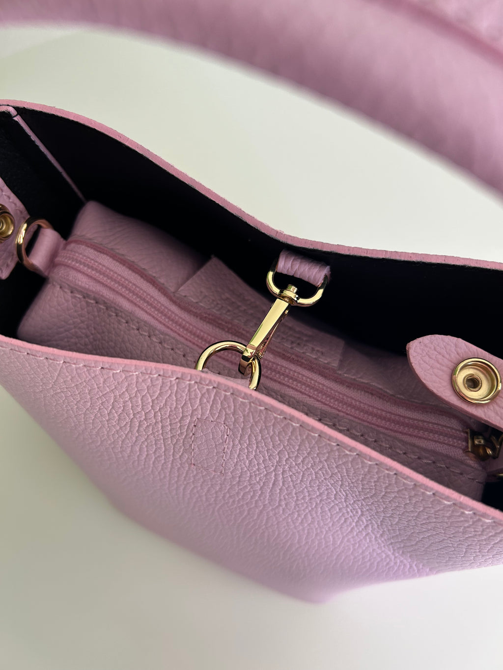 BORSA SECCHIELLO TWIST IN PELLE