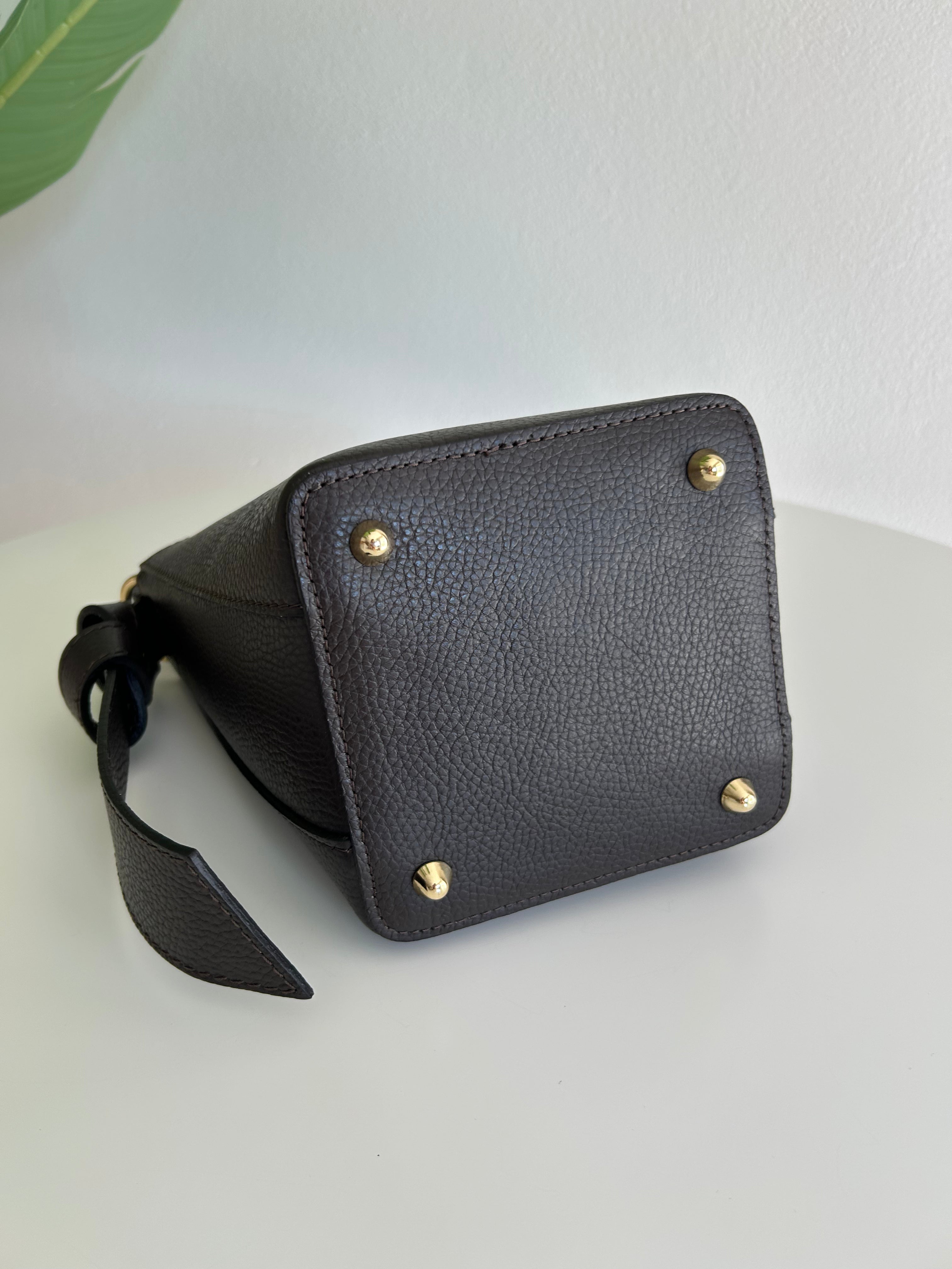 BORSA SECCHIELLO TWIST IN PELLE