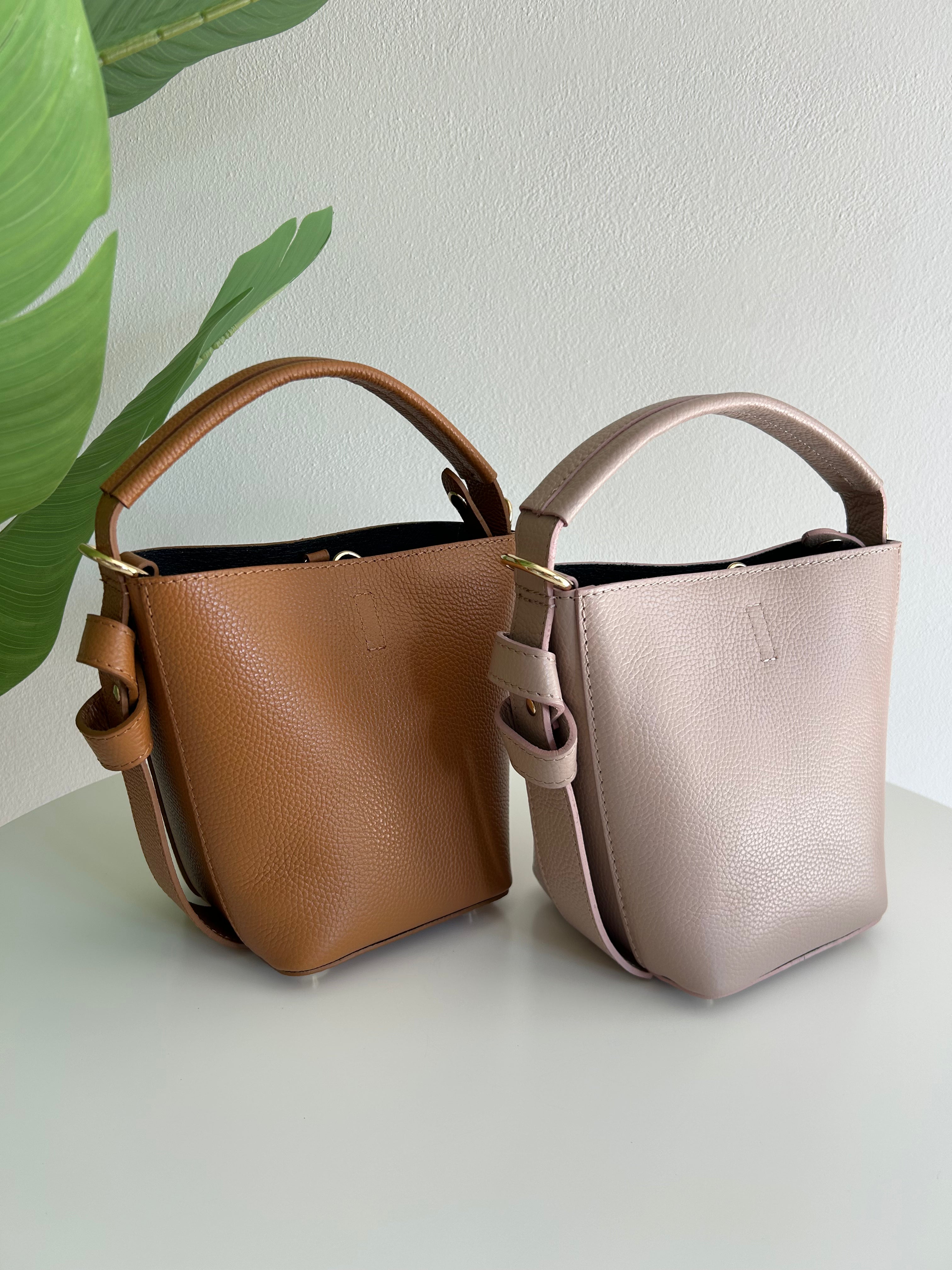 BORSA SECCHIELLO TWIST IN PELLE