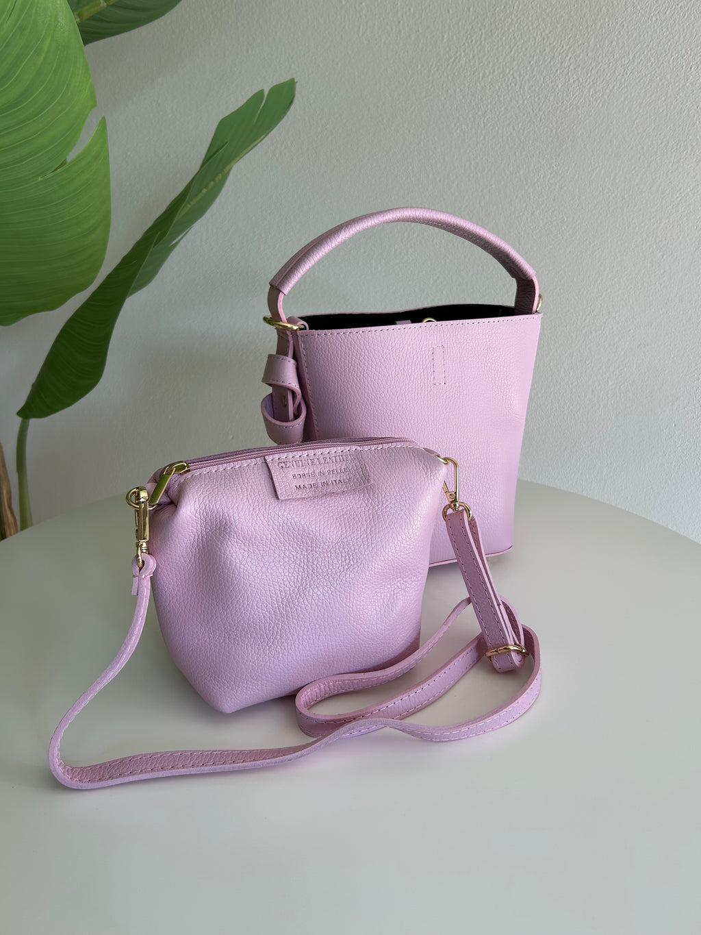 BORSA SECCHIELLO TWIST IN PELLE