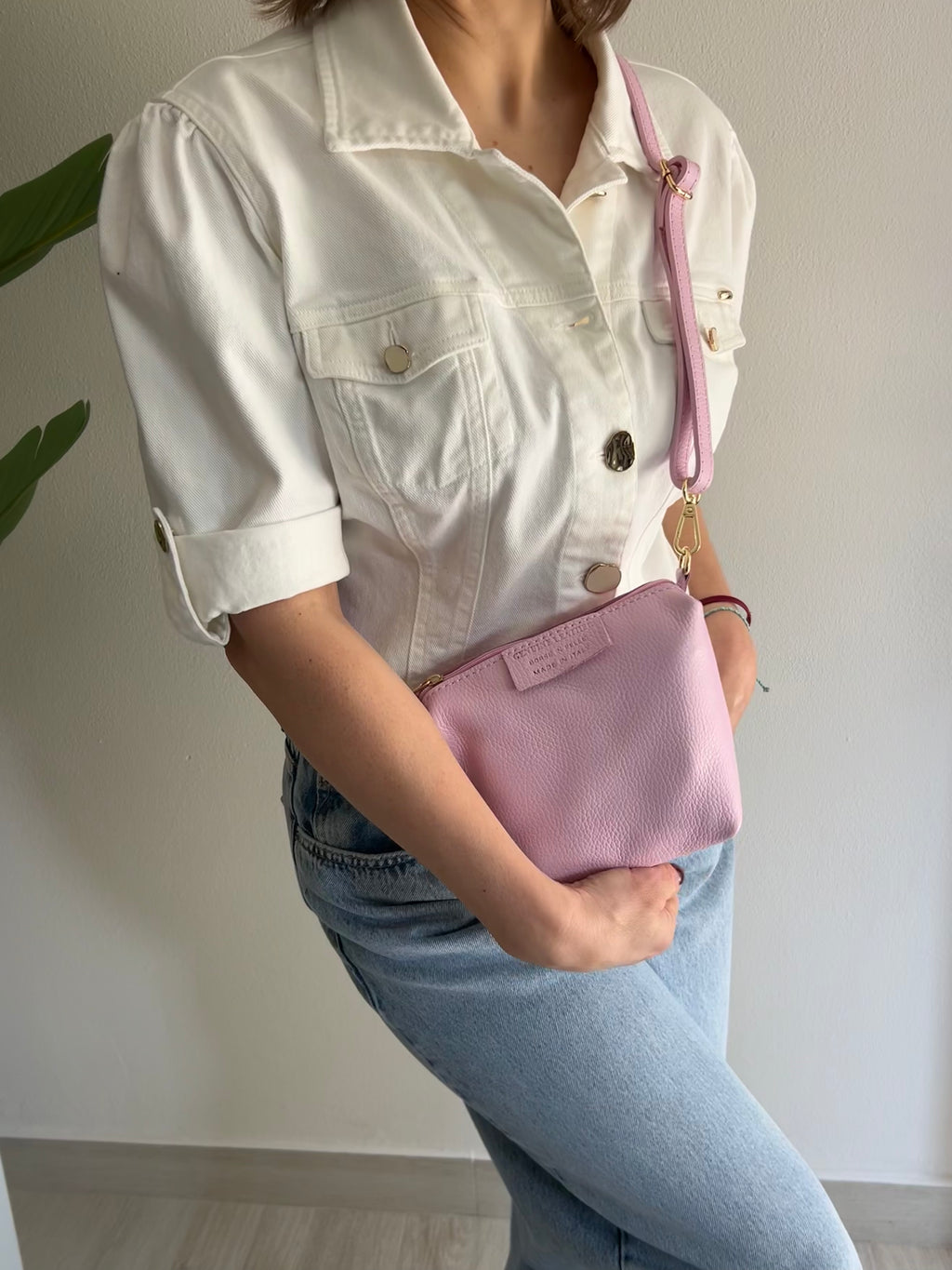 BORSA SECCHIELLO TWIST IN PELLE