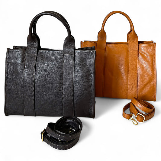 LISA-tote in vera pelle