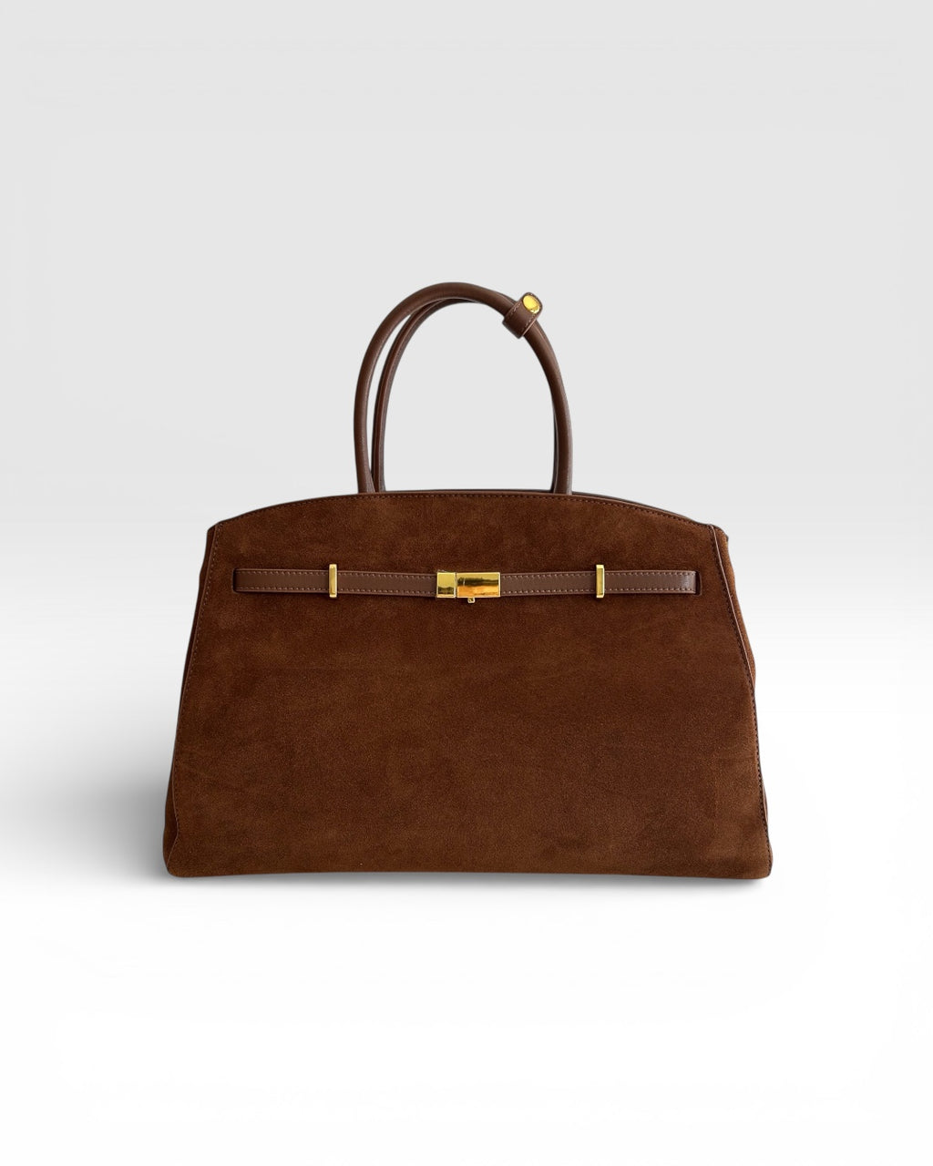 BOLSO MAXI CINTURÓN DE PIEL LISA Y ANTE