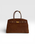 BOLSO MAXI CINTURÓN DE PIEL LISA Y ANTE