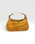 BORSA HOBO IN PELLE SCAMOSCIATA