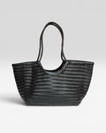 BORSA MARISOL LARGE  IN  PELLE TAMPONATO INTRECCIATO