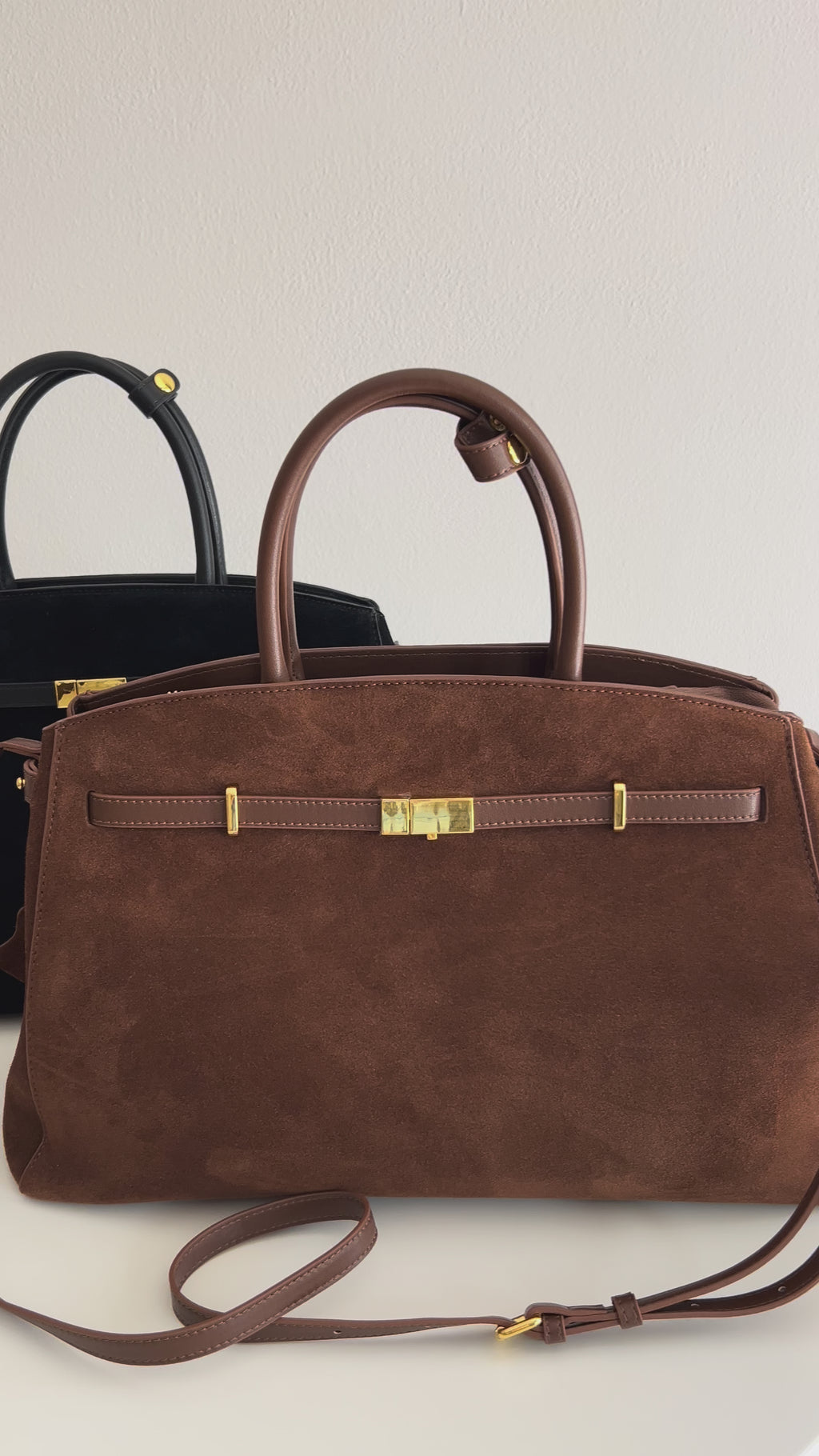 MAXI BELT-bag suede